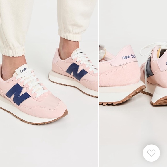 New Balance 237 sneakers pink haze and blue size 6 - Picture 3 of 11